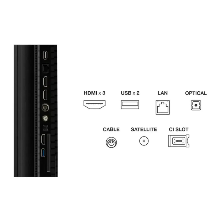 TCL P7K (2025) Smart TV 4K QLED 55"