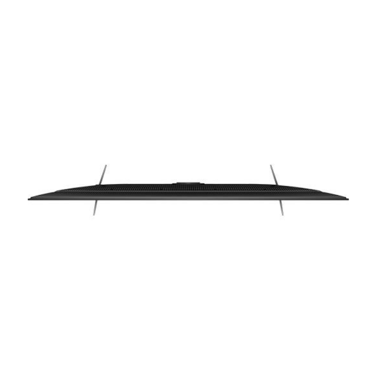 TCL Smart TV P8K 65" QLED 4K UHD preto com 2 pernas metálicas.