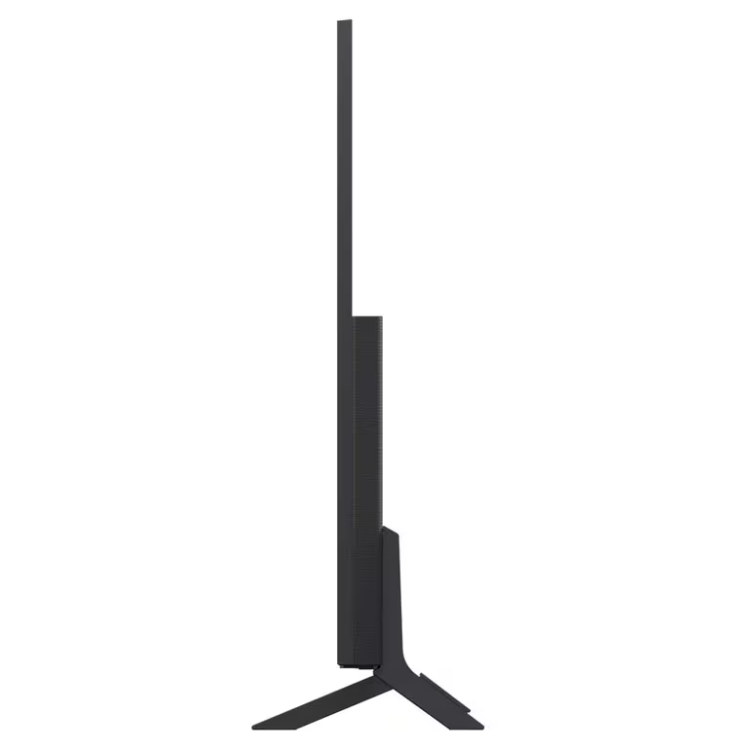 TV LG QNED82 2025 55" QNED AI 4K UHD, preto, com suporte.