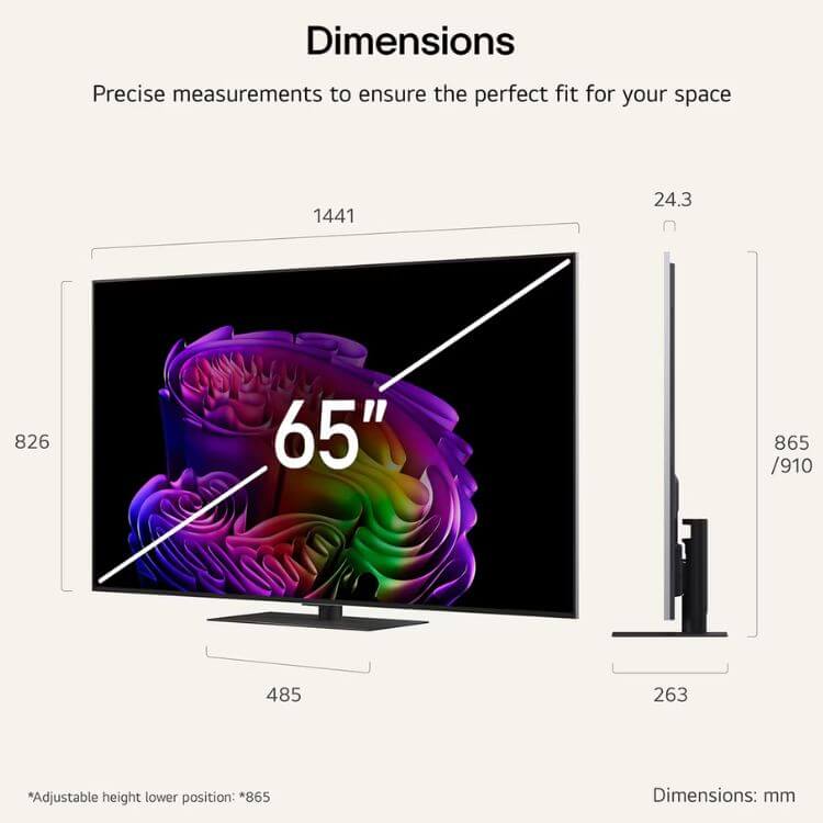 Televisão LG G6 (2026) Smart TV 4K OLED 65"