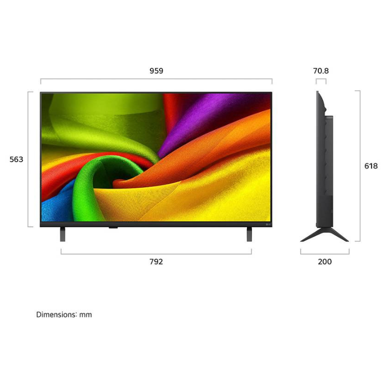 Televisão LG NU85 (2026) Smart TV 4K Nano LED 43"