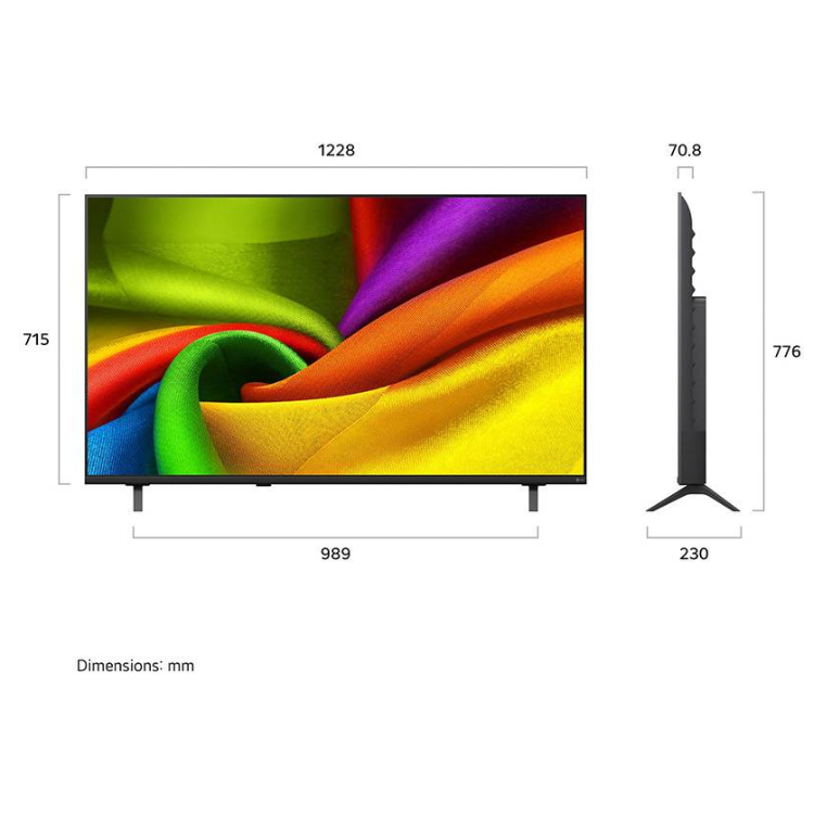 Televisão LG NU85 (2026) Smart TV 4K Nano LED 55"