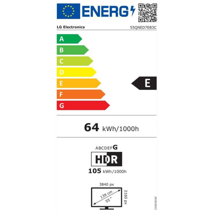 Televisão LG QNED7E (2026) Smart TV 4K QNED Mini LED 55"