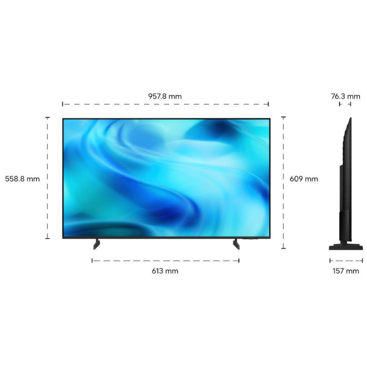 Televisão Samsung Crystal U8005H (2026) Smart TV 4K LED 43"