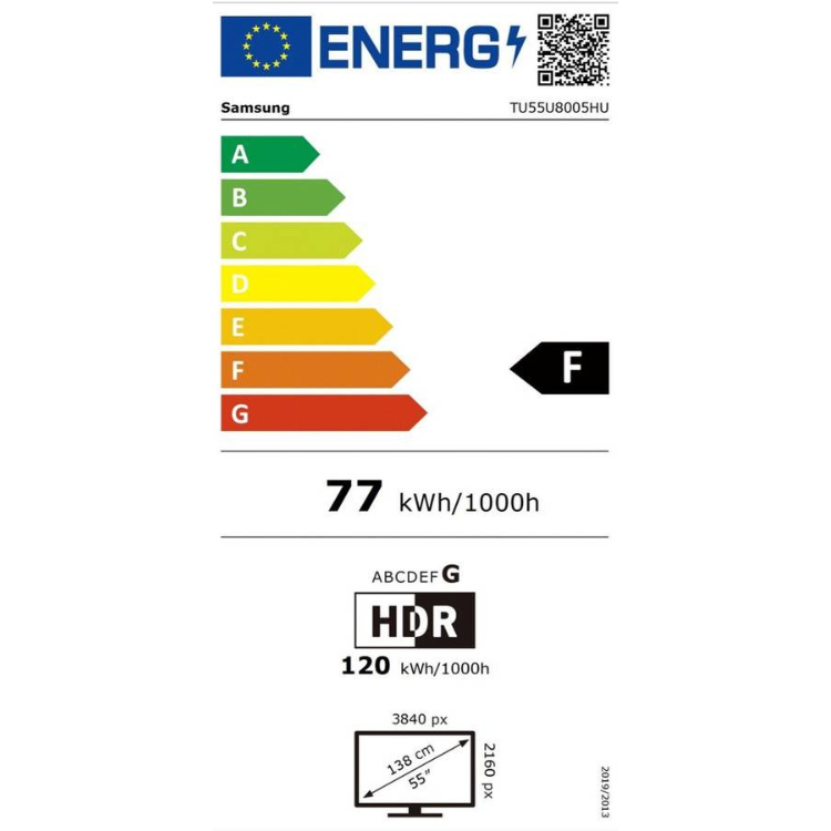 Televisão Samsung Crystal U8005H (2026) Smart TV 4K LED 75"