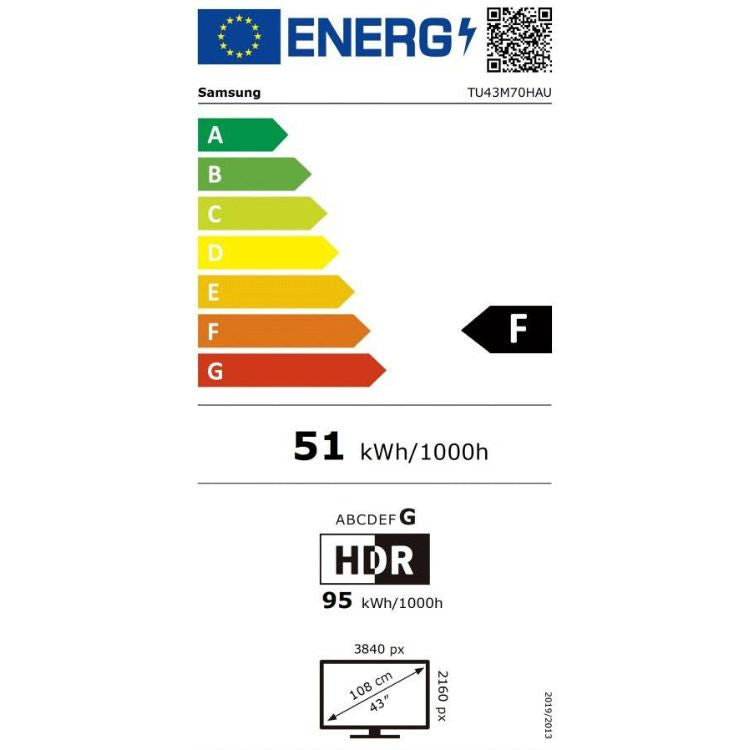 Televisão Samsung M70H (2026) Smart TV 4K Mini LED 43"