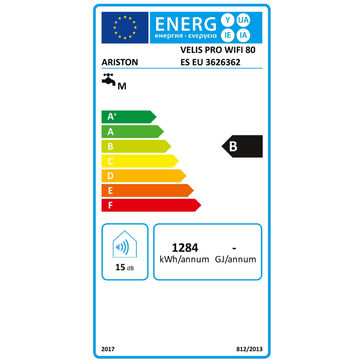 Termoacumulador Ariston Velis Pro 80L 1500W ES EU PT 3T - Novo/Ligeiro Dano