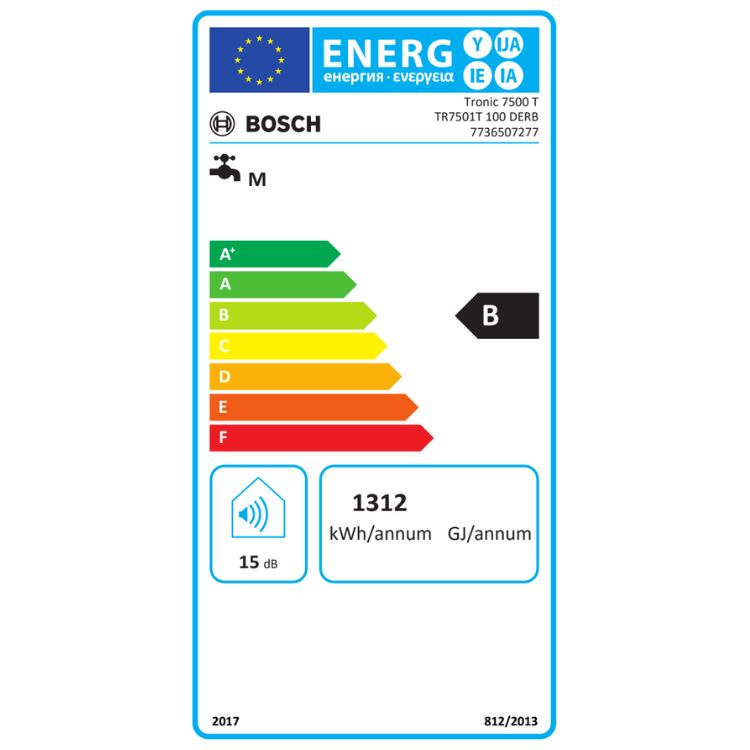 Termoacumulador Bosch TR7501T 100 74L 1500W