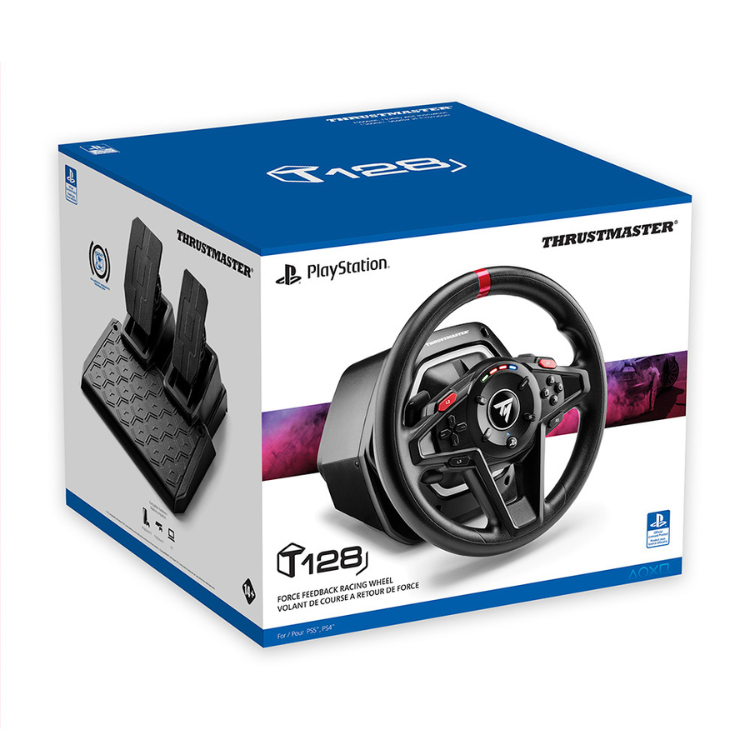 Lenkrad + Pedale Thrustmaster T128 Force Feedback PS5/PS4/PC