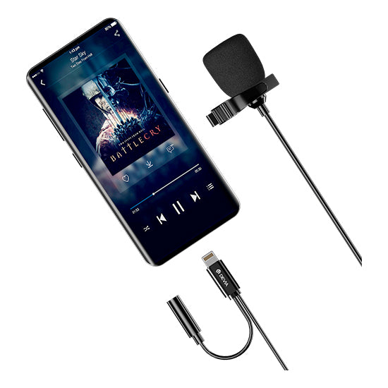 Devia Smart Series Mikrofon für Smartphone Lightning Schwarz