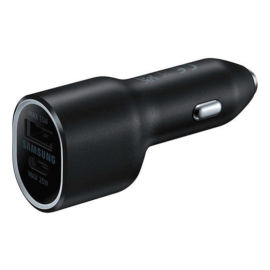 Carregador Isqueiro Duo Samsung 40W 2x USB-C Preto