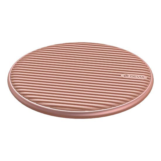 Carregador Wireless Devia Ultra-Slim Quick Charger 15W Rosa