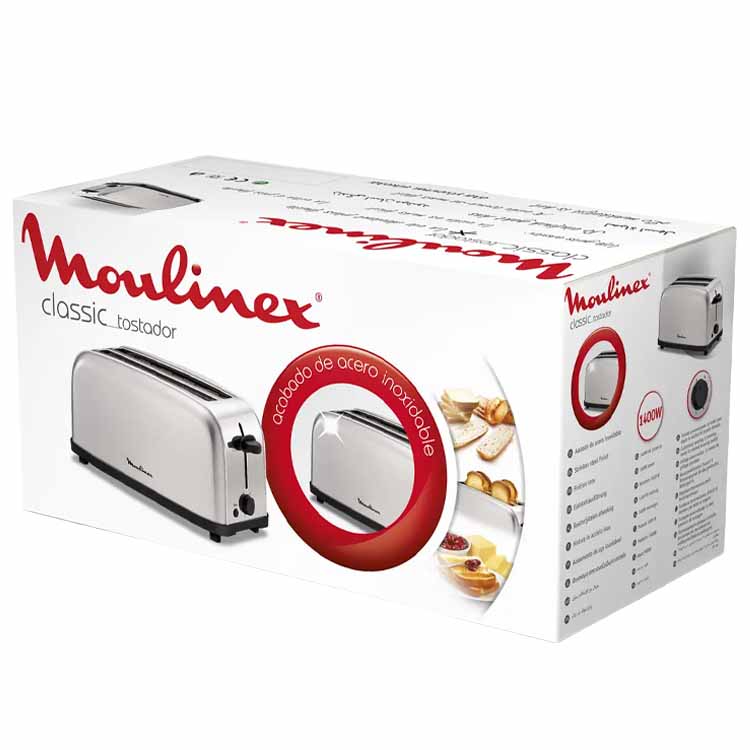 Torradeira Moulinex Classic LS330D11 4 Fatias Inox