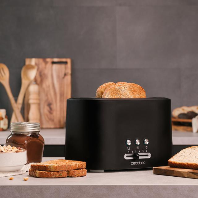 Torradeira Cecotec ToastTaste 9000 Double 1000W Preto