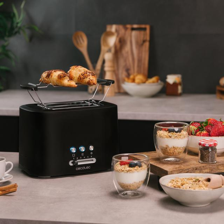 Torradeira Cecotec ToastTaste 9000 Double 1000W Preto
