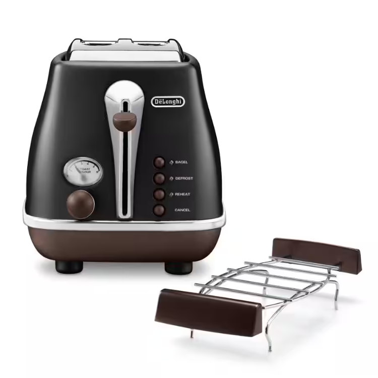 Torradeira Delonghi Icona Vintage Preto