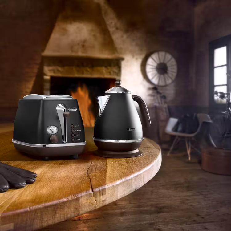 Torradeira Delonghi Icona Vintage Preto