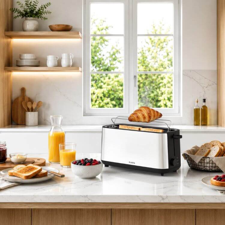 Torradeira Flama 970FL 2 Fatias 1470W Inox
