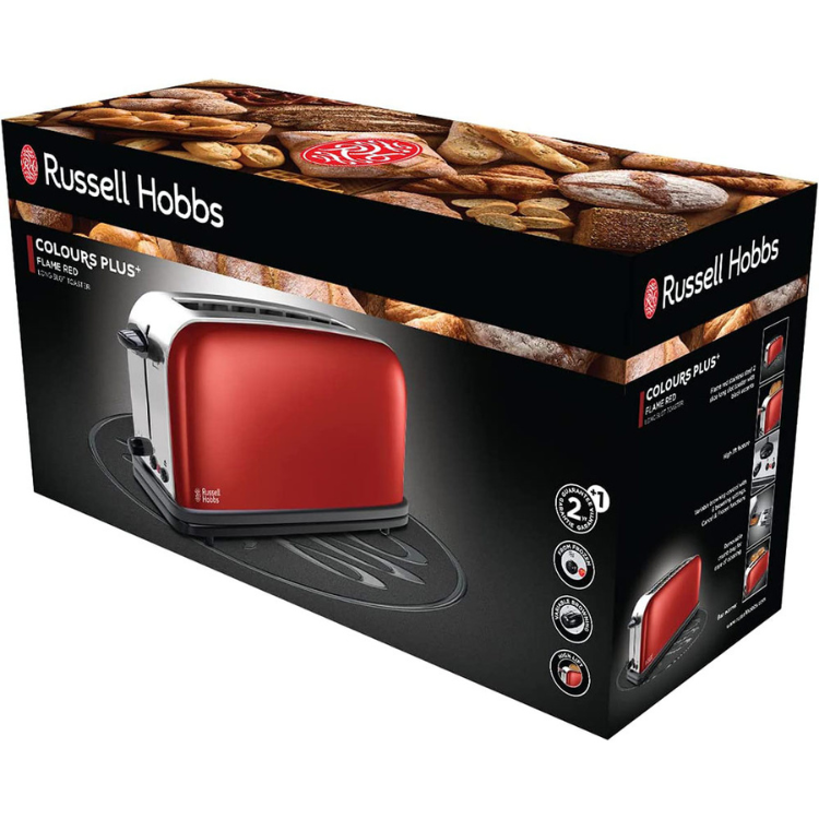 Torradeira Russell Hobbs Colours Plus+ 1000W Vermelho