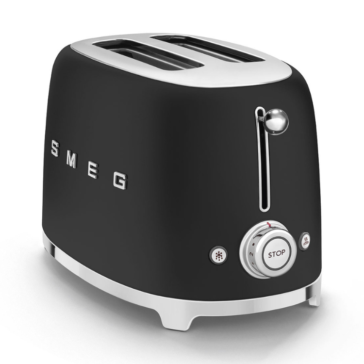 Torradeira Smeg Anni 50 2 Fatias Preto Mate