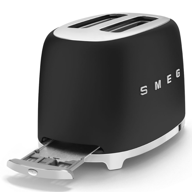 Torradeira Smeg Anni 50 2 Fatias Preto Mate