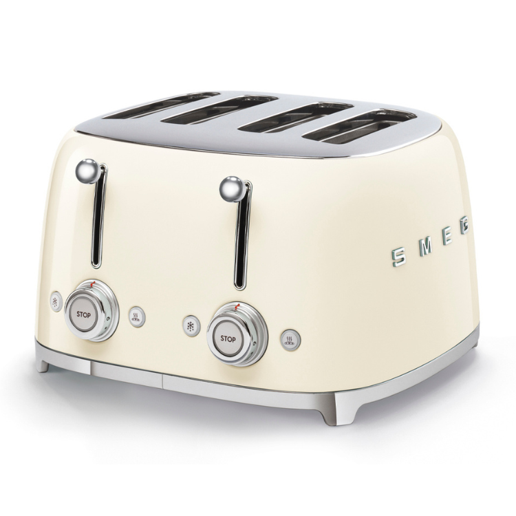 Torradeira Smeg Anni 50 4 Fendas Creme