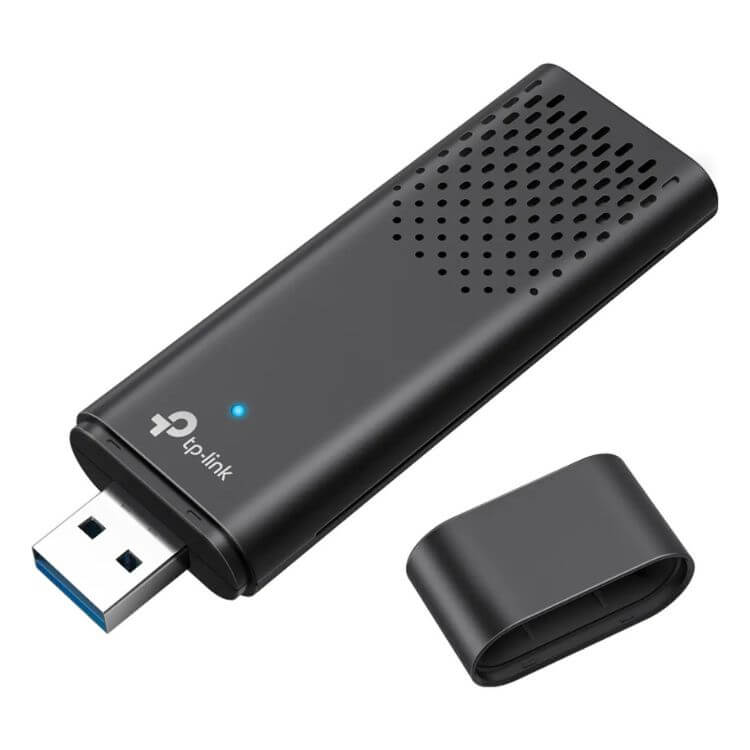 Placa de Rede TP-Link Archer TX20U Dual-Band 1201 Mbps Wi-Fi Preto