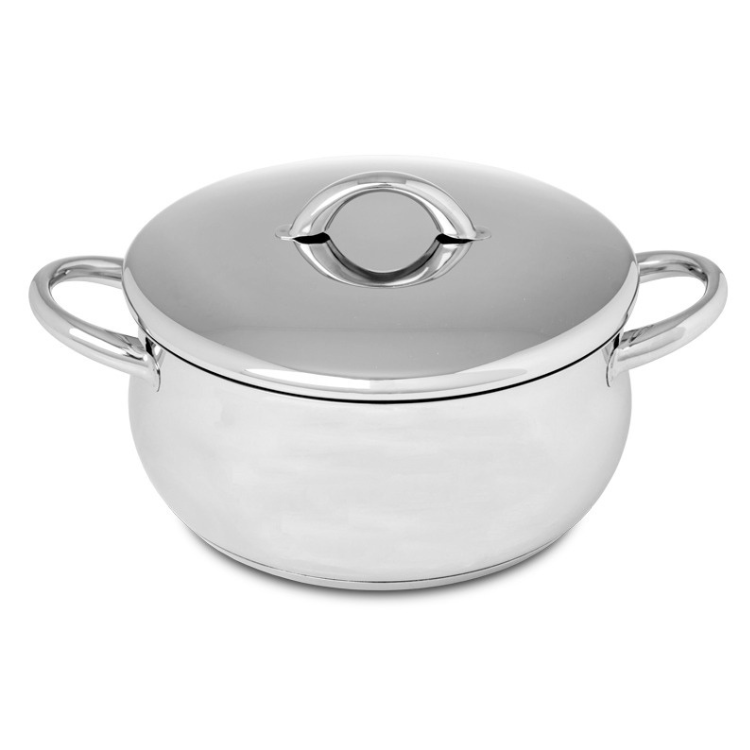 Trem de Cozinha Silampos 9 Peças + Faqueiro 24 Peças DOMUS Aço Inoxidável