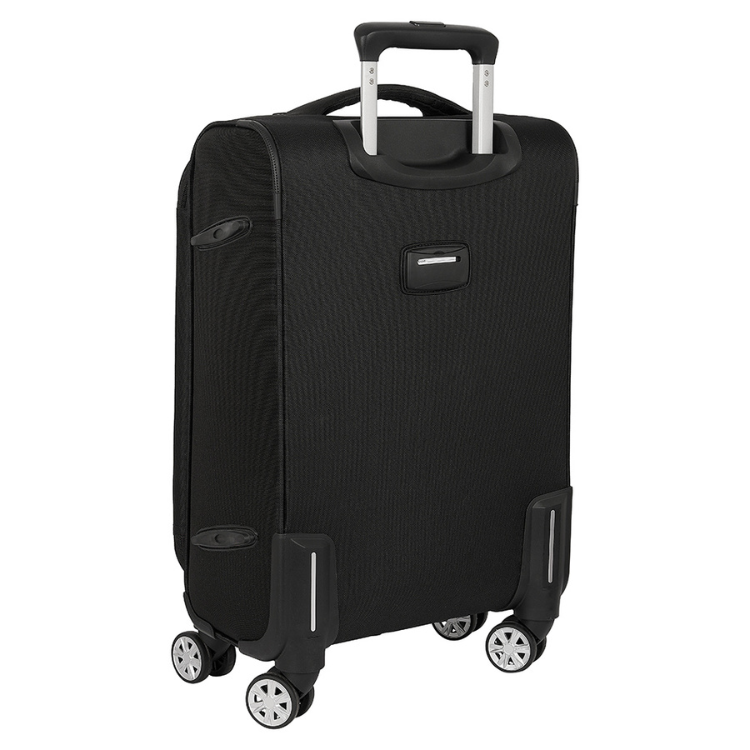 Mala de Viagem Safta Business 20" Preto, com rodas e alça extensível.