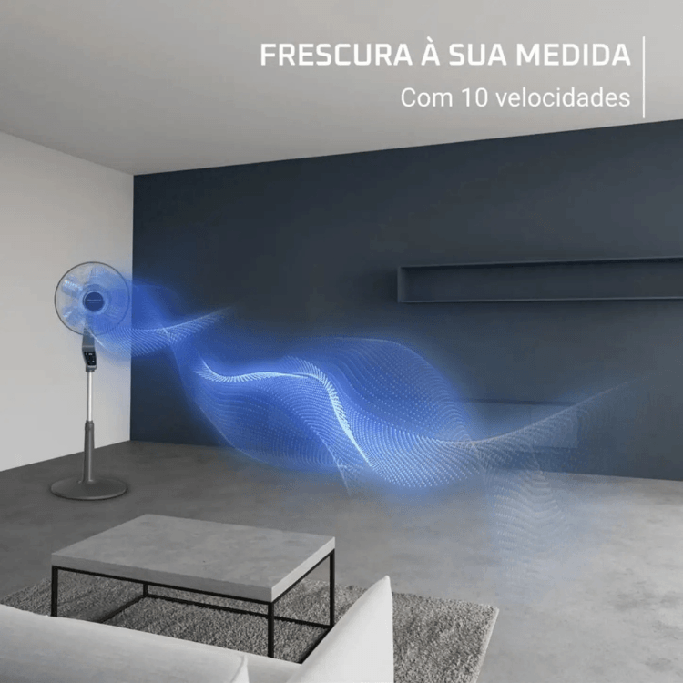 Ventoinha de Pé Rowenta Turbo Silence Extreme VU5677F0 34W