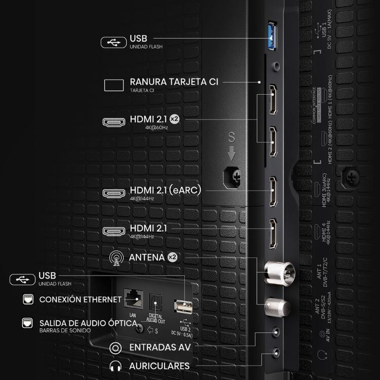 Televisão Hisense E7Q Pro Smart TV 4K QLED 100"
