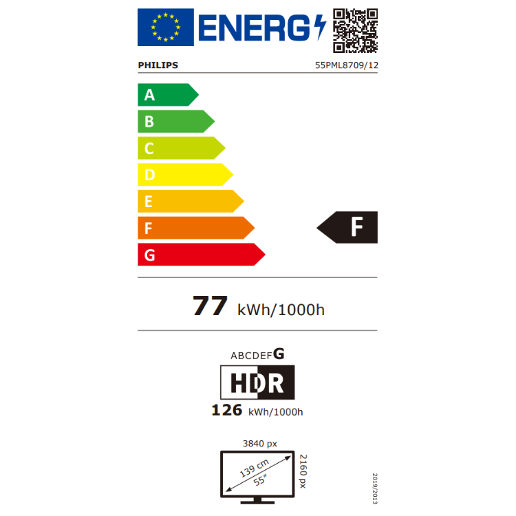 Televisão Philips 8709 Smart TV 4K Mini-LED 55"