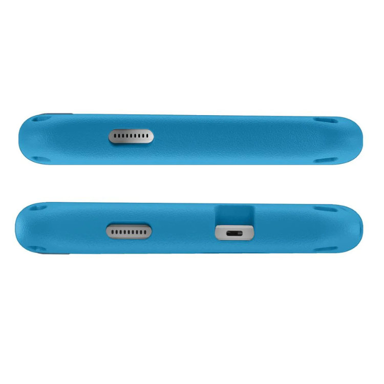 Tablet Ulefone Tab A9 Pro Kids, azul, detalhes laterais.