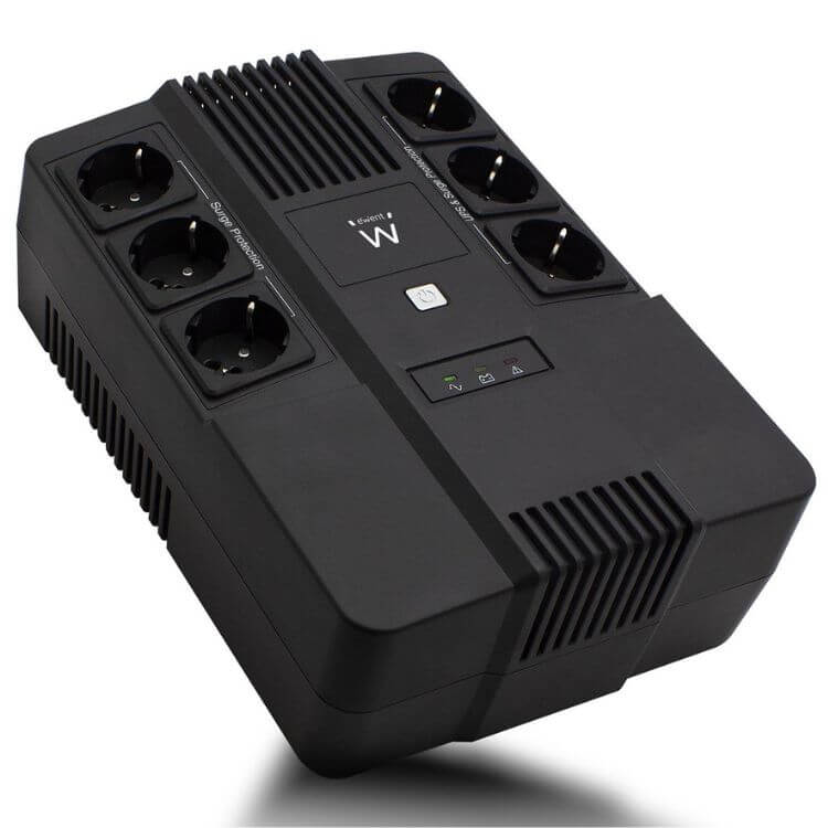 UPS Ewent EW3945 Line Interactive 600 VA c/ Tomada Ligada à Terra