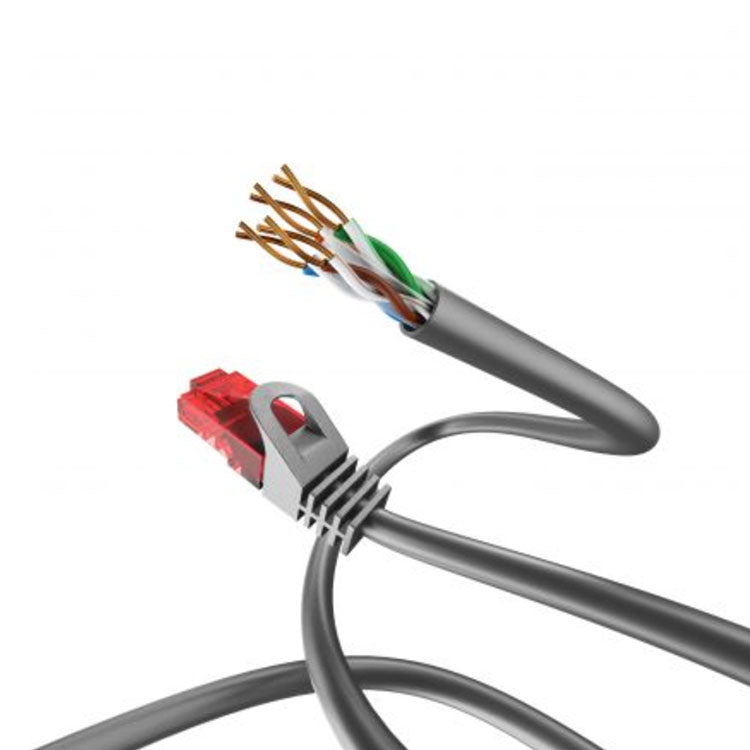 Cabo de Rede Ewent CAT 6 UTP 1m Cinzento