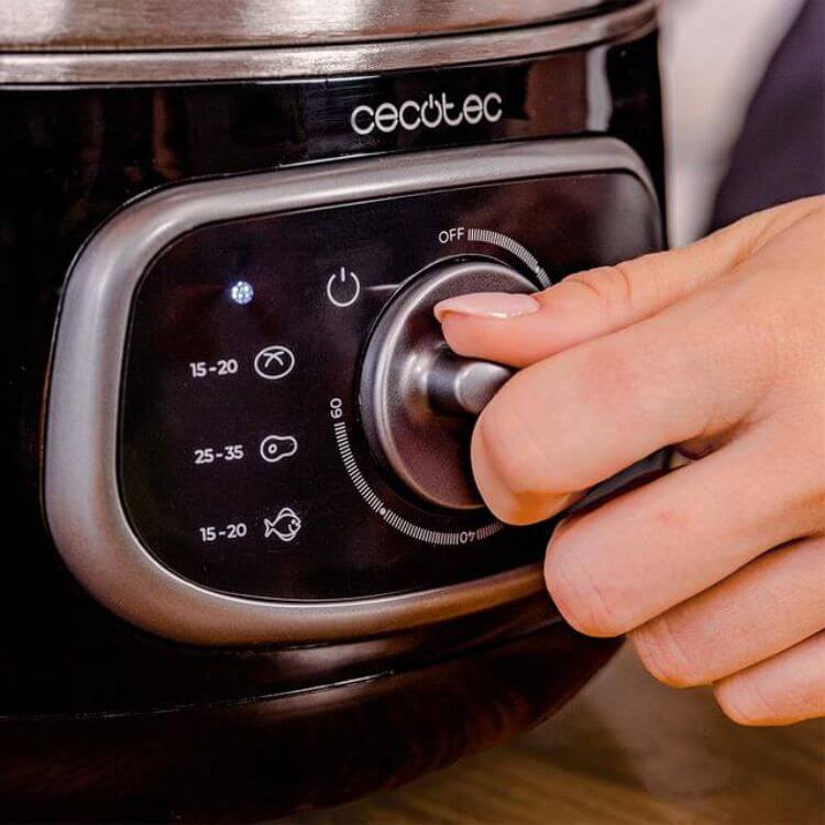 Vaporeira Elétrica Cecotec Vapovita SteelPot 10L 1300W