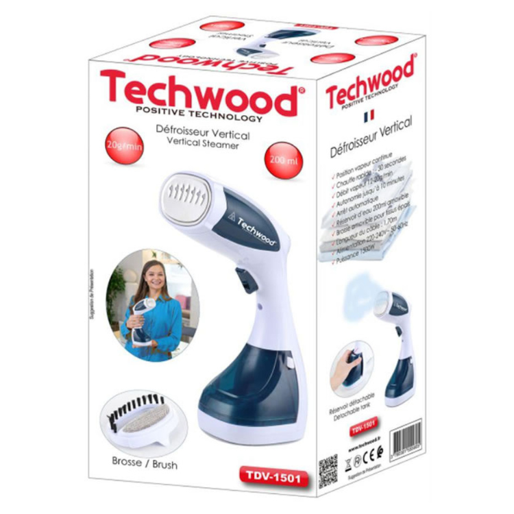 Ferro a Vapor Vertical Techwood 1500W