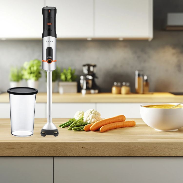 Varinha Mágica Flama BlendUltra LongFoot AntiScratch 1500W 2063FL Inox