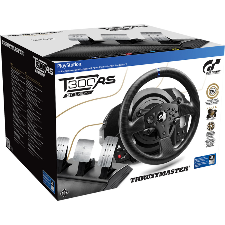 Volante + Pedais Thrustmaster T300 RS GT Edition (Grand Turismo) PS5/PS4/PS3/PC