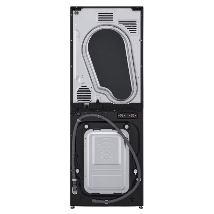 Máquina de Lavar e Secar Roupa LG WashTower WT1210BBF 12Kg/10Kg 1400RPM Classe A Preto