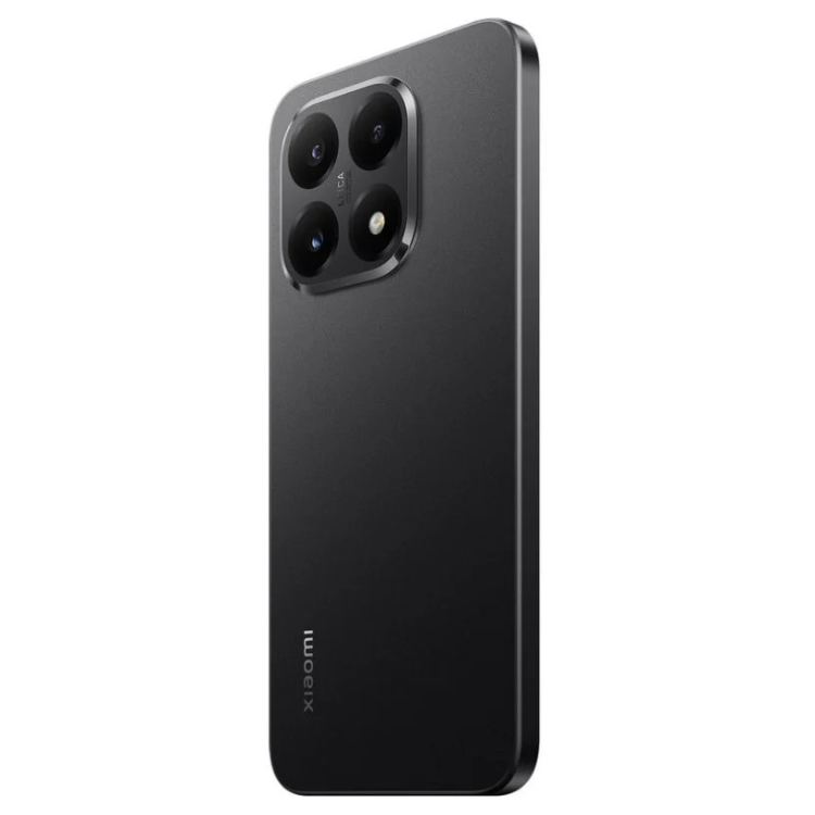 Xiaomi 15T 5G preto, smartphone com quatro câmeras traseiras e logotipo da marca na parte inferior.
