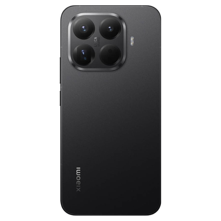 Smartphone Xiaomi 15T Pro 5G preto com quatro câmeras traseiras.