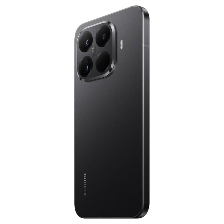 Smartphone Xiaomi 15T Pro 5G preto com quatro câmeras traseiras.