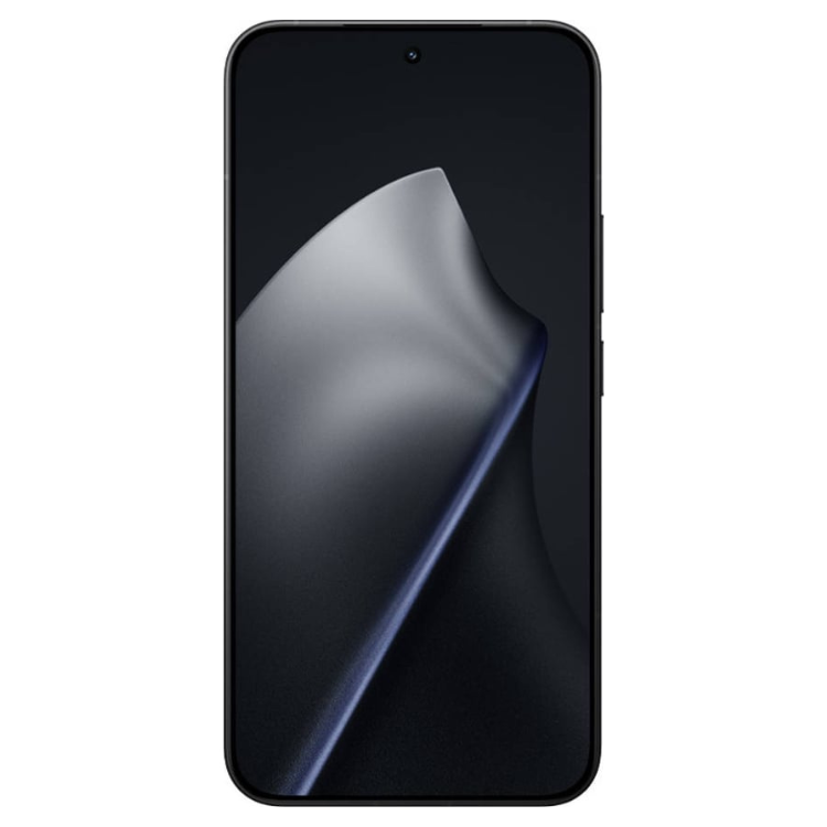 Smartphone Xiaomi 15T Pro 5G preto com ecrã ligado.