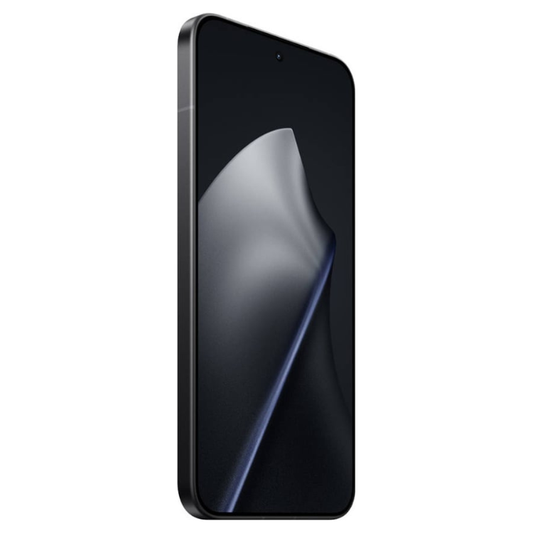 Smartphone Xiaomi 15T Pro 5G preto com ecrã ligado.