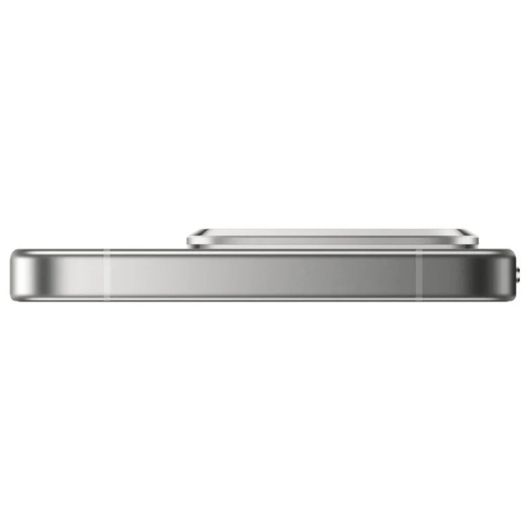 Smartphone Xiaomi 15T Pro 5G cinzento, vista lateral, sem marca visível, com detalhes de design e construção em metal.