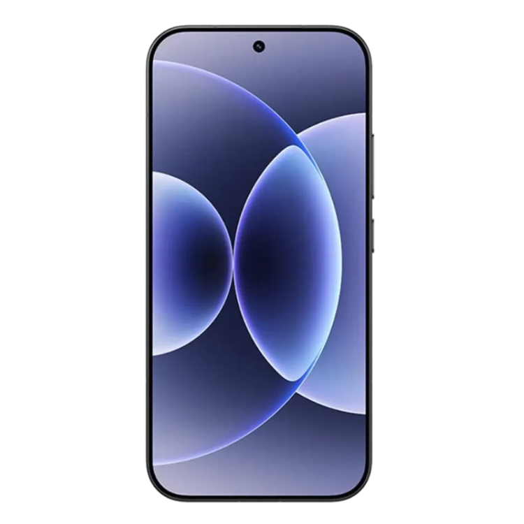 Xiaomi 17 5G preto, ecrã com imagem azul e roxo, 12GB/256GB.