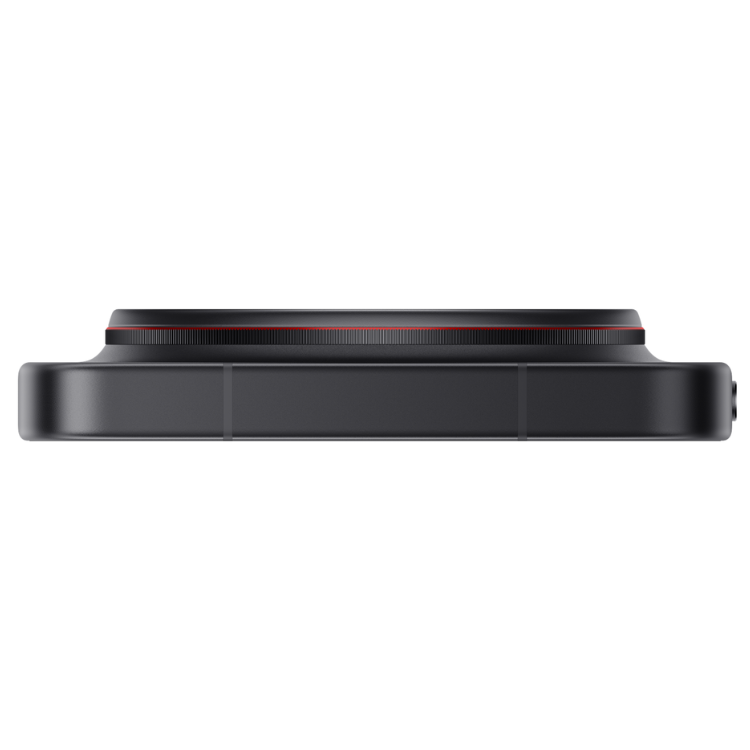 Xiaomi 17 Ultra preto, vista lateral de topo de gama smartphone com HyperOS 3.