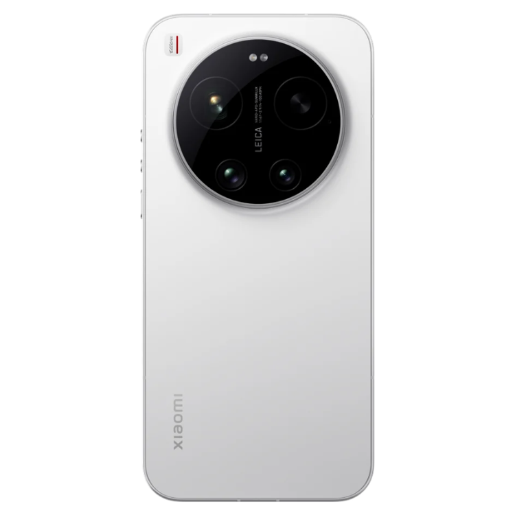 Smartphone Xiaomi 17 Ultra branco com 3 câmeras Leica na parte traseira.