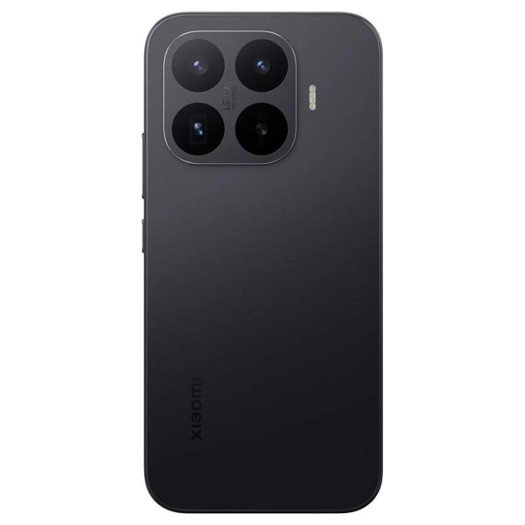 Smartphone Xiaomi 17T Pro 5G preto, 4 câmeras na parte superior esquerda e logótipo Xiaomi na parte inferior.